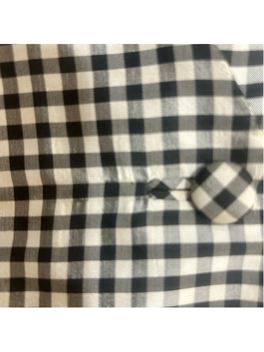 Vintage Patcharin Chiang Mai 100% Thai Silk Gingham Blazer - Picture 6 of 7